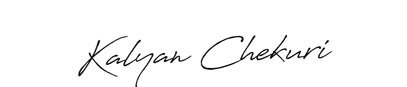 Use a signature maker to create a handwritten signature online. With this signature software, you can design (Antro_Vectra_Bolder) your own signature for name Kalyan Chekuri. Kalyan Chekuri signature style 7 images and pictures png