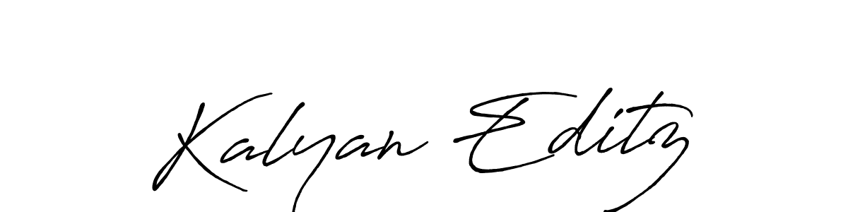 Once you've used our free online signature maker to create your best signature Antro_Vectra_Bolder style, it's time to enjoy all of the benefits that Kalyan Editz name signing documents. Kalyan Editz signature style 7 images and pictures png