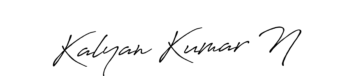 How to Draw Kalyan Kumar N signature style? Antro_Vectra_Bolder is a latest design signature styles for name Kalyan Kumar N. Kalyan Kumar N signature style 7 images and pictures png