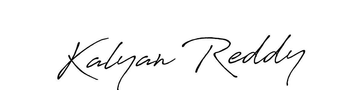 How to make Kalyan Reddy signature? Antro_Vectra_Bolder is a professional autograph style. Create handwritten signature for Kalyan Reddy name. Kalyan Reddy signature style 7 images and pictures png