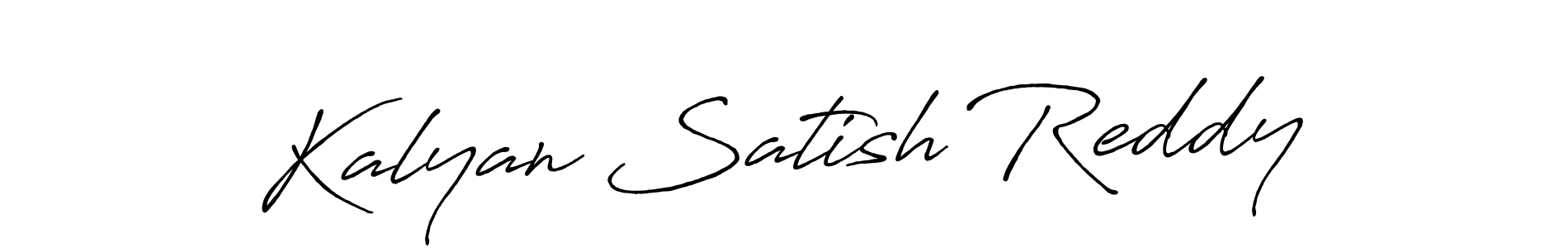 Antro_Vectra_Bolder is a professional signature style that is perfect for those who want to add a touch of class to their signature. It is also a great choice for those who want to make their signature more unique. Get Kalyan Satish Reddy name to fancy signature for free. Kalyan Satish Reddy signature style 7 images and pictures png