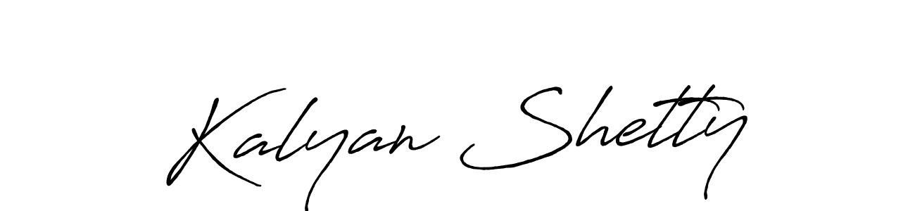 Kalyan Shetty stylish signature style. Best Handwritten Sign (Antro_Vectra_Bolder) for my name. Handwritten Signature Collection Ideas for my name Kalyan Shetty. Kalyan Shetty signature style 7 images and pictures png