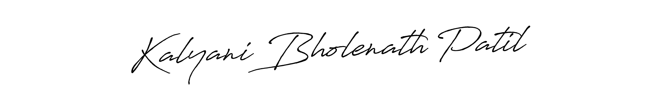 Use a signature maker to create a handwritten signature online. With this signature software, you can design (Antro_Vectra_Bolder) your own signature for name Kalyani Bholenath Patil. Kalyani Bholenath Patil signature style 7 images and pictures png