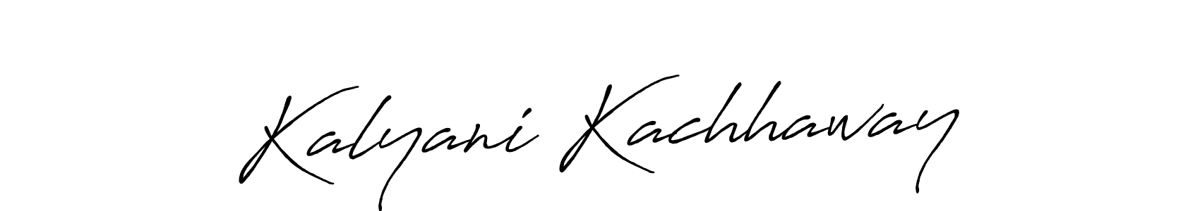 How to Draw Kalyani Kachhaway signature style? Antro_Vectra_Bolder is a latest design signature styles for name Kalyani Kachhaway. Kalyani Kachhaway signature style 7 images and pictures png