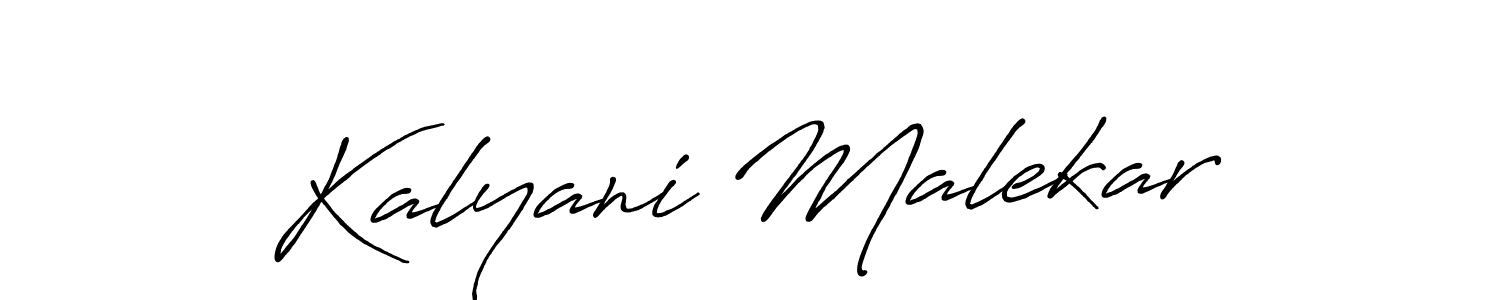 Make a short Kalyani Malekar signature style. Manage your documents anywhere anytime using Antro_Vectra_Bolder. Create and add eSignatures, submit forms, share and send files easily. Kalyani Malekar signature style 7 images and pictures png
