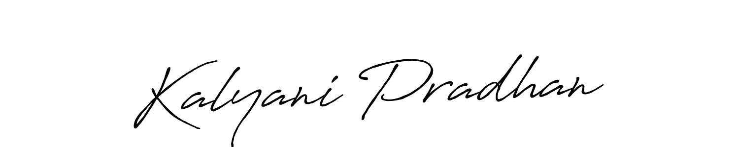 Kalyani Pradhan stylish signature style. Best Handwritten Sign (Antro_Vectra_Bolder) for my name. Handwritten Signature Collection Ideas for my name Kalyani Pradhan. Kalyani Pradhan signature style 7 images and pictures png