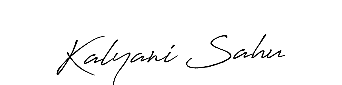 It looks lik you need a new signature style for name Kalyani Sahu. Design unique handwritten (Antro_Vectra_Bolder) signature with our free signature maker in just a few clicks. Kalyani Sahu signature style 7 images and pictures png