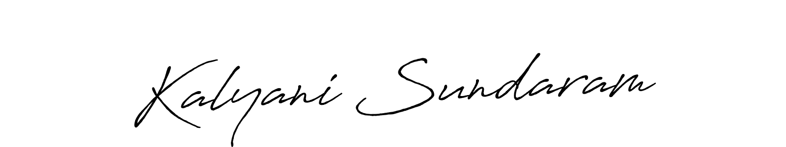Make a short Kalyani Sundaram signature style. Manage your documents anywhere anytime using Antro_Vectra_Bolder. Create and add eSignatures, submit forms, share and send files easily. Kalyani Sundaram signature style 7 images and pictures png