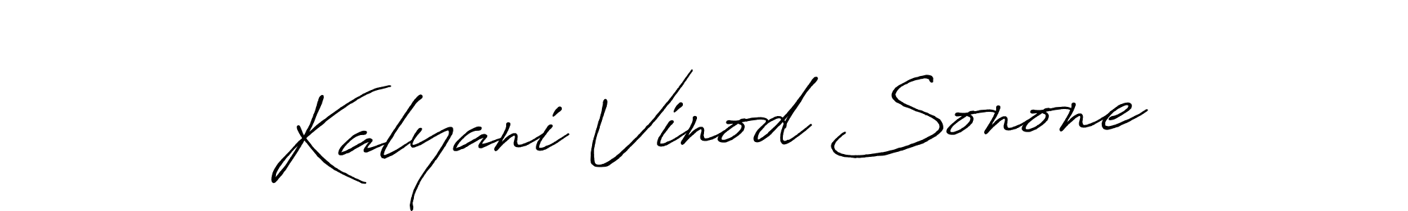 Kalyani Vinod Sonone stylish signature style. Best Handwritten Sign (Antro_Vectra_Bolder) for my name. Handwritten Signature Collection Ideas for my name Kalyani Vinod Sonone. Kalyani Vinod Sonone signature style 7 images and pictures png