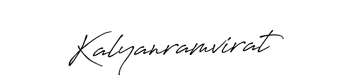 Antro_Vectra_Bolder is a professional signature style that is perfect for those who want to add a touch of class to their signature. It is also a great choice for those who want to make their signature more unique. Get Kalyanramvirat name to fancy signature for free. Kalyanramvirat signature style 7 images and pictures png