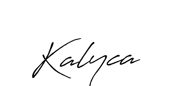 You can use this online signature creator to create a handwritten signature for the name Kalyca. This is the best online autograph maker. Kalyca signature style 7 images and pictures png