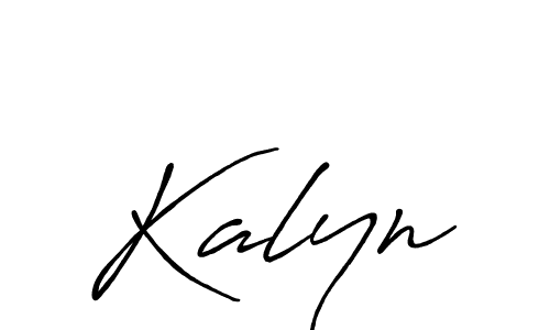 How to make Kalyn signature? Antro_Vectra_Bolder is a professional autograph style. Create handwritten signature for Kalyn name. Kalyn signature style 7 images and pictures png