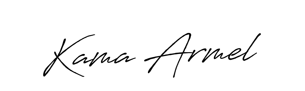 See photos of Kama Armel official signature by Spectra . Check more albums & portfolios. Read reviews & check more about Antro_Vectra_Bolder font. Kama Armel signature style 7 images and pictures png