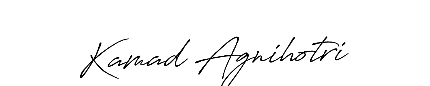 This is the best signature style for the Kamad Agnihotri name. Also you like these signature font (Antro_Vectra_Bolder). Mix name signature. Kamad Agnihotri signature style 7 images and pictures png