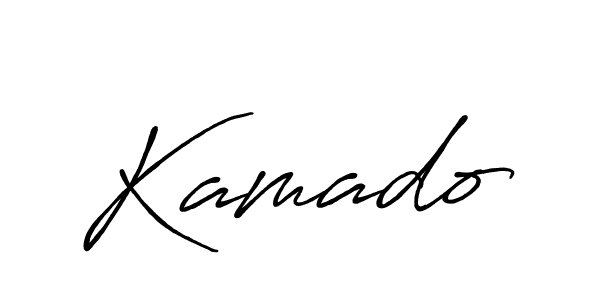 if you are searching for the best signature style for your name Kamado. so please give up your signature search. here we have designed multiple signature styles  using Antro_Vectra_Bolder. Kamado signature style 7 images and pictures png
