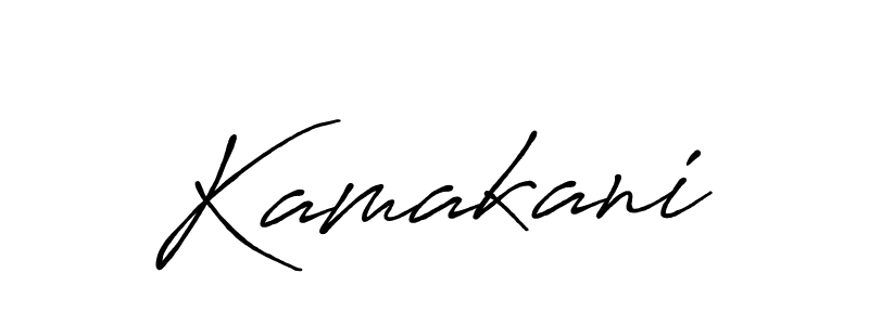 Create a beautiful signature design for name Kamakani. With this signature (Antro_Vectra_Bolder) fonts, you can make a handwritten signature for free. Kamakani signature style 7 images and pictures png