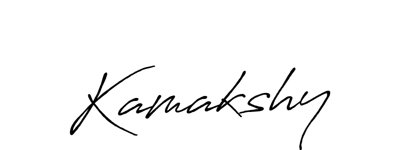 Use a signature maker to create a handwritten signature online. With this signature software, you can design (Antro_Vectra_Bolder) your own signature for name Kamakshy. Kamakshy signature style 7 images and pictures png