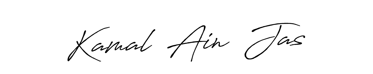 It looks lik you need a new signature style for name Kamal  Ain  Jas. Design unique handwritten (Antro_Vectra_Bolder) signature with our free signature maker in just a few clicks. Kamal  Ain  Jas signature style 7 images and pictures png