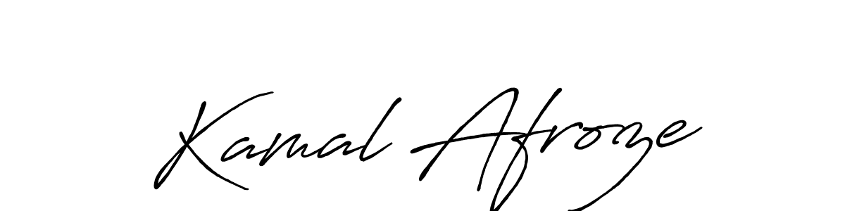 Also You can easily find your signature by using the search form. We will create Kamal Afroze name handwritten signature images for you free of cost using Antro_Vectra_Bolder sign style. Kamal Afroze signature style 7 images and pictures png