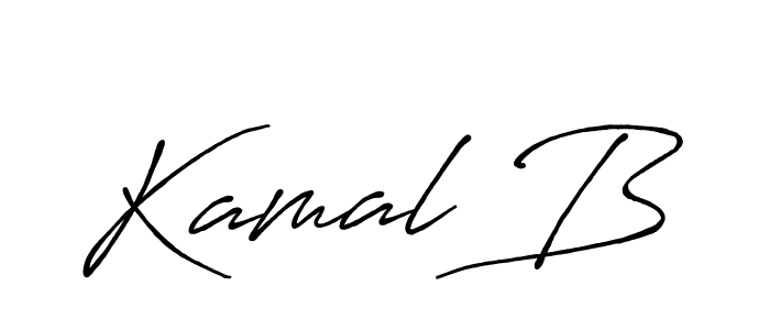 This is the best signature style for the Kamal B name. Also you like these signature font (Antro_Vectra_Bolder). Mix name signature. Kamal B signature style 7 images and pictures png