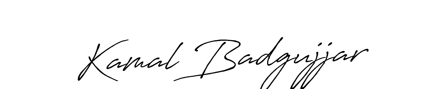 Make a short Kamal Badgujjar signature style. Manage your documents anywhere anytime using Antro_Vectra_Bolder. Create and add eSignatures, submit forms, share and send files easily. Kamal Badgujjar signature style 7 images and pictures png