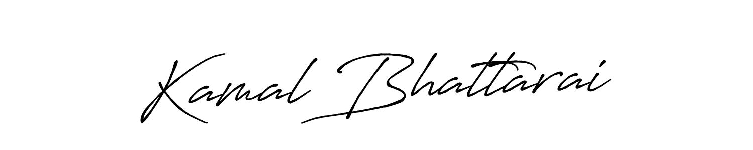 Design your own signature with our free online signature maker. With this signature software, you can create a handwritten (Antro_Vectra_Bolder) signature for name Kamal Bhattarai. Kamal Bhattarai signature style 7 images and pictures png