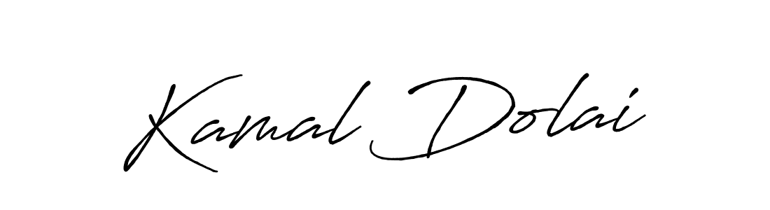 It looks lik you need a new signature style for name Kamal Dolai. Design unique handwritten (Antro_Vectra_Bolder) signature with our free signature maker in just a few clicks. Kamal Dolai signature style 7 images and pictures png