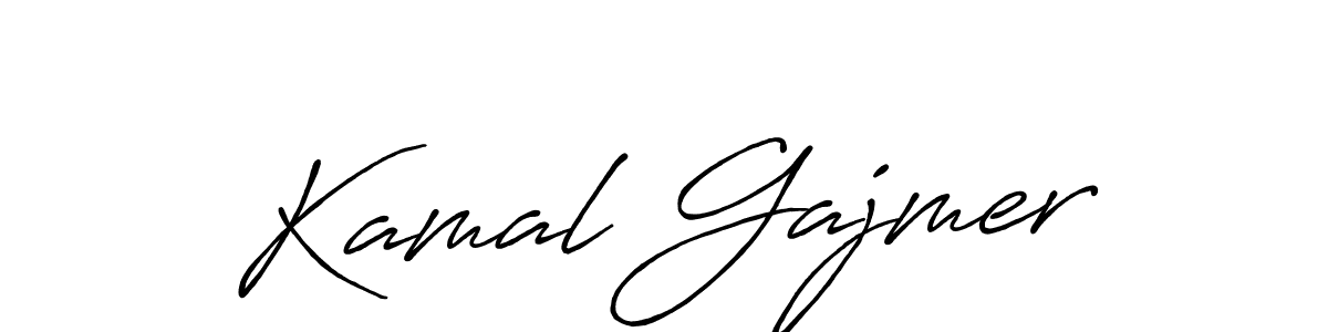 Make a beautiful signature design for name Kamal Gajmer. Use this online signature maker to create a handwritten signature for free. Kamal Gajmer signature style 7 images and pictures png