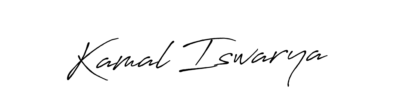 Also You can easily find your signature by using the search form. We will create Kamal Iswarya name handwritten signature images for you free of cost using Antro_Vectra_Bolder sign style. Kamal Iswarya signature style 7 images and pictures png