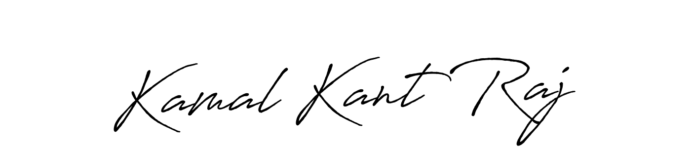 Also we have Kamal Kant Raj name is the best signature style. Create professional handwritten signature collection using Antro_Vectra_Bolder autograph style. Kamal Kant Raj signature style 7 images and pictures png