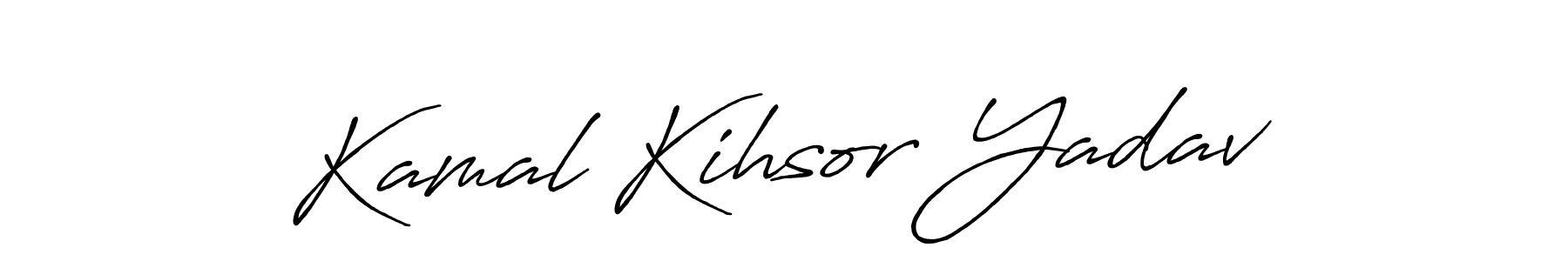 Make a short Kamal Kihsor Yadav signature style. Manage your documents anywhere anytime using Antro_Vectra_Bolder. Create and add eSignatures, submit forms, share and send files easily. Kamal Kihsor Yadav signature style 7 images and pictures png