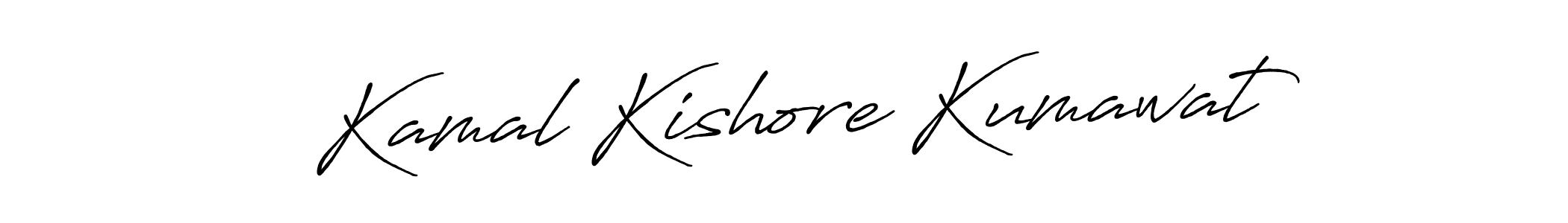 Also You can easily find your signature by using the search form. We will create Kamal Kishore Kumawat name handwritten signature images for you free of cost using Antro_Vectra_Bolder sign style. Kamal Kishore Kumawat signature style 7 images and pictures png