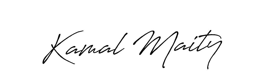 Make a short Kamal Maity signature style. Manage your documents anywhere anytime using Antro_Vectra_Bolder. Create and add eSignatures, submit forms, share and send files easily. Kamal Maity signature style 7 images and pictures png