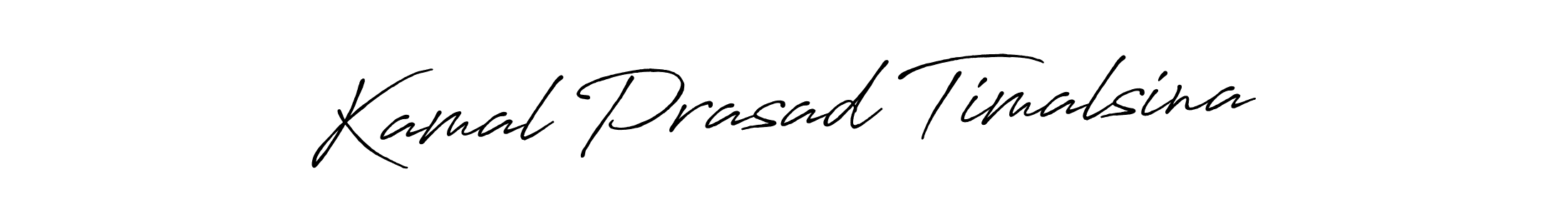 if you are searching for the best signature style for your name Kamal Prasad Timalsina. so please give up your signature search. here we have designed multiple signature styles  using Antro_Vectra_Bolder. Kamal Prasad Timalsina signature style 7 images and pictures png