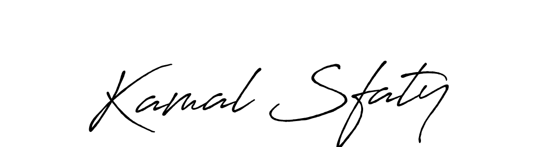 Also we have Kamal Sfaty name is the best signature style. Create professional handwritten signature collection using Antro_Vectra_Bolder autograph style. Kamal Sfaty signature style 7 images and pictures png