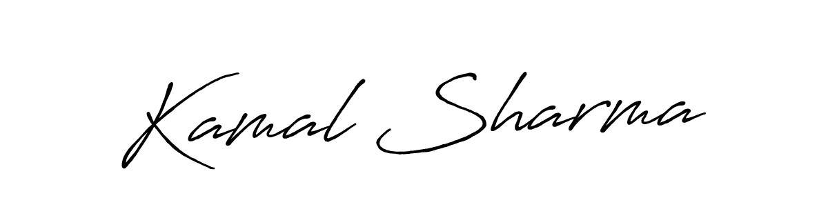 Also You can easily find your signature by using the search form. We will create Kamal Sharma name handwritten signature images for you free of cost using Antro_Vectra_Bolder sign style. Kamal Sharma signature style 7 images and pictures png