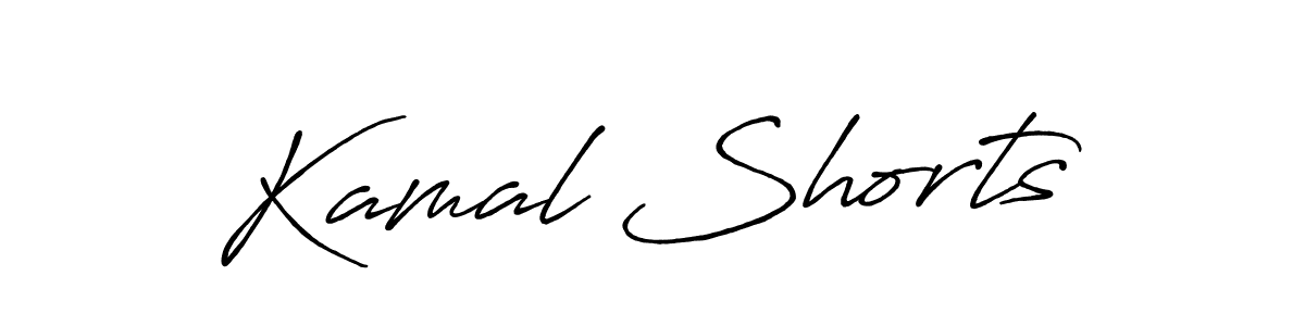 How to make Kamal Shorts signature? Antro_Vectra_Bolder is a professional autograph style. Create handwritten signature for Kamal Shorts name. Kamal Shorts signature style 7 images and pictures png