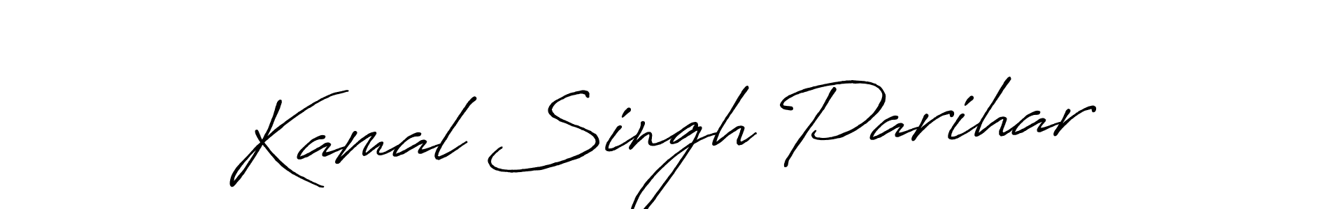 How to make Kamal Singh Parihar signature? Antro_Vectra_Bolder is a professional autograph style. Create handwritten signature for Kamal Singh Parihar name. Kamal Singh Parihar signature style 7 images and pictures png