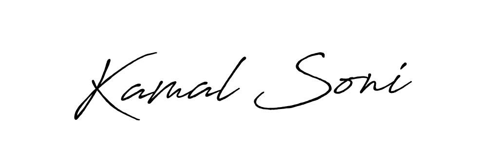 Here are the top 10 professional signature styles for the name Kamal Soni. These are the best autograph styles you can use for your name. Kamal Soni signature style 7 images and pictures png