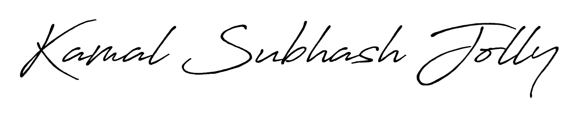 You should practise on your own different ways (Antro_Vectra_Bolder) to write your name (Kamal Subhash Jolly) in signature. Don't let someone else do it for you. Kamal Subhash Jolly signature style 7 images and pictures png