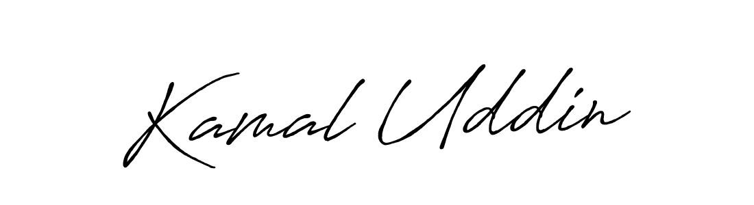 Kamal Uddin stylish signature style. Best Handwritten Sign (Antro_Vectra_Bolder) for my name. Handwritten Signature Collection Ideas for my name Kamal Uddin. Kamal Uddin signature style 7 images and pictures png