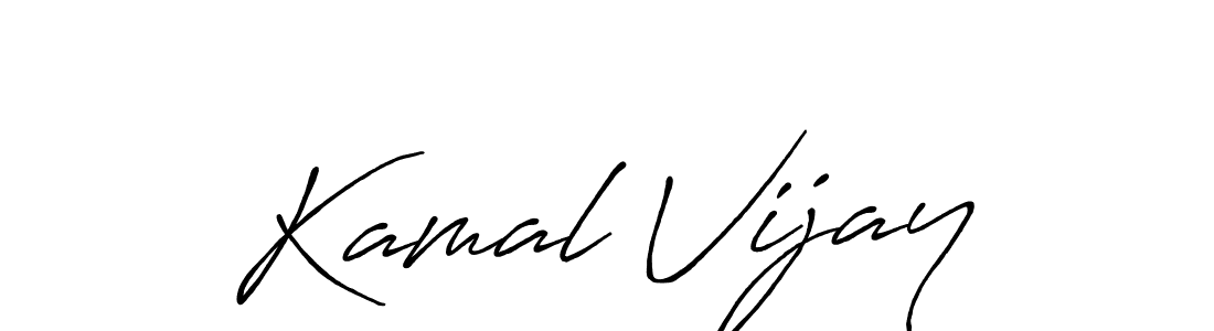 Also You can easily find your signature by using the search form. We will create Kamal Vijay name handwritten signature images for you free of cost using Antro_Vectra_Bolder sign style. Kamal Vijay signature style 7 images and pictures png