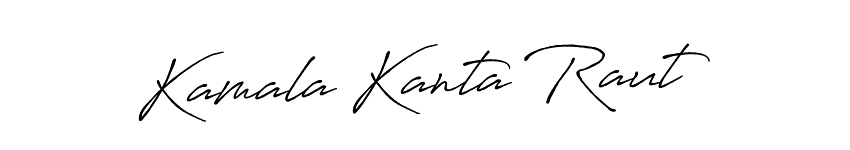 Antro_Vectra_Bolder is a professional signature style that is perfect for those who want to add a touch of class to their signature. It is also a great choice for those who want to make their signature more unique. Get Kamala Kanta Raut name to fancy signature for free. Kamala Kanta Raut signature style 7 images and pictures png