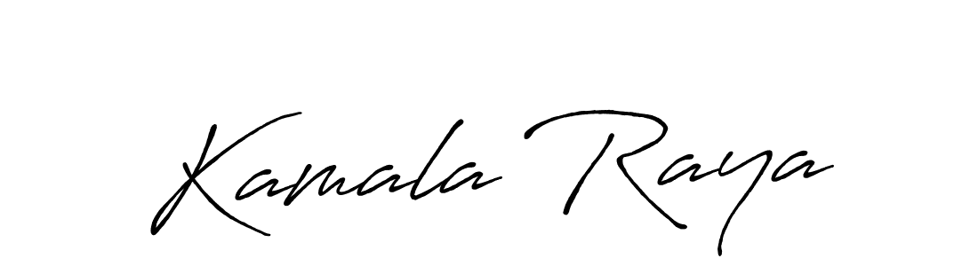 Also we have Kamala Raya name is the best signature style. Create professional handwritten signature collection using Antro_Vectra_Bolder autograph style. Kamala Raya signature style 7 images and pictures png