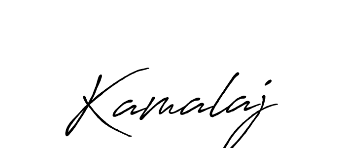How to make Kamalaj name signature. Use Antro_Vectra_Bolder style for creating short signs online. This is the latest handwritten sign. Kamalaj signature style 7 images and pictures png
