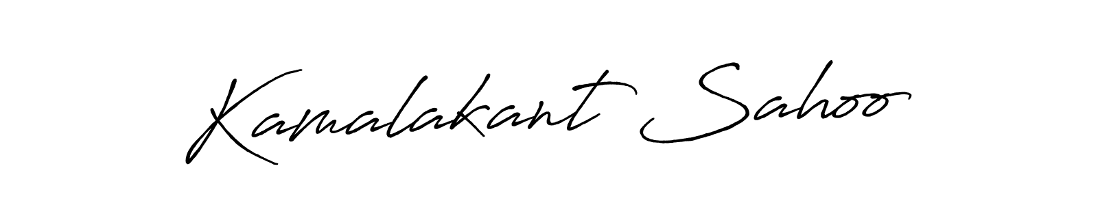 How to make Kamalakant Sahoo signature? Antro_Vectra_Bolder is a professional autograph style. Create handwritten signature for Kamalakant Sahoo name. Kamalakant Sahoo signature style 7 images and pictures png