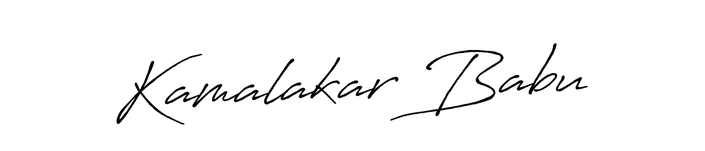 You should practise on your own different ways (Antro_Vectra_Bolder) to write your name (Kamalakar Babu) in signature. don't let someone else do it for you. Kamalakar Babu signature style 7 images and pictures png