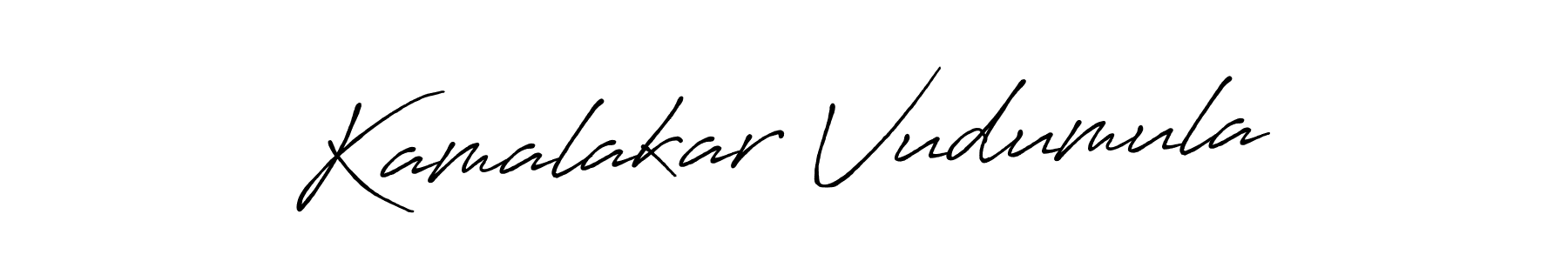 You should practise on your own different ways (Antro_Vectra_Bolder) to write your name (Kamalakar Vudumula) in signature. don't let someone else do it for you. Kamalakar Vudumula signature style 7 images and pictures png