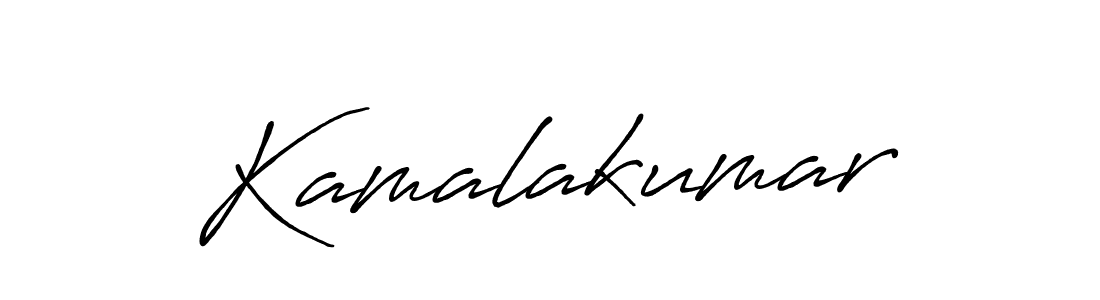 Kamalakumar stylish signature style. Best Handwritten Sign (Antro_Vectra_Bolder) for my name. Handwritten Signature Collection Ideas for my name Kamalakumar. Kamalakumar signature style 7 images and pictures png