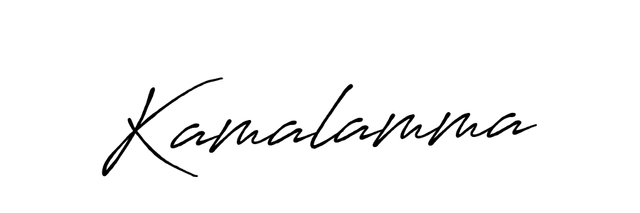 Also we have Kamalamma name is the best signature style. Create professional handwritten signature collection using Antro_Vectra_Bolder autograph style. Kamalamma signature style 7 images and pictures png